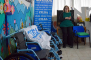 Cilsa entregó 5 sillas de ruedas a Nicapdi