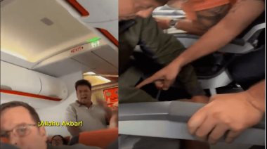 “¡Encuentren la bomba!”: pánico en un avión británico por un pasajero fuera de control