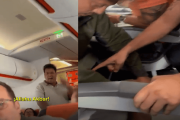 “¡Encuentren la bomba!”: pánico en un avión británico por un pasajero fuera de control