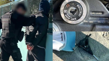 Atraparon a un “robamotos” en pleno centro