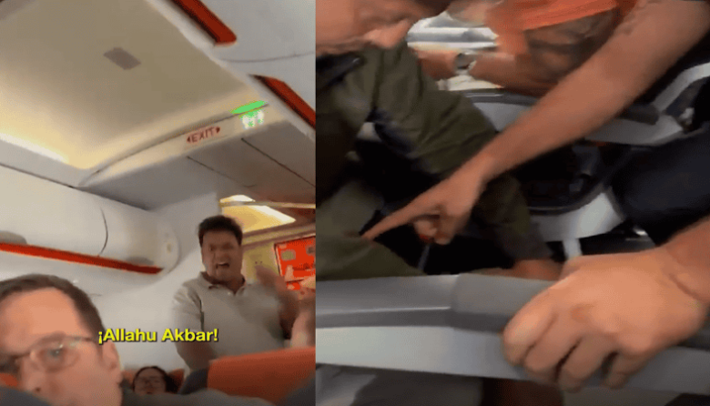 “¡Encuentren la bomba!”: pánico en un avión británico por un pasajero fuera de control