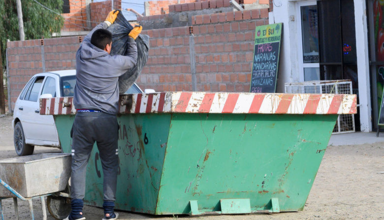 Madryn suma limpieza barrial en Nueva Chubut y Gobernador Fontana