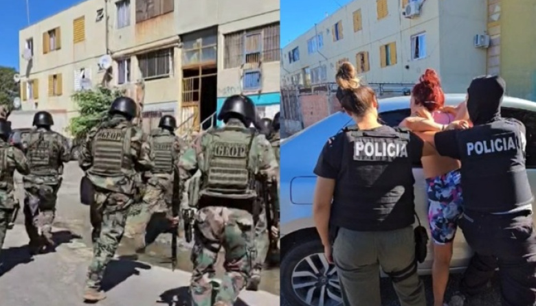 Operativo policial en Trelew: una mujer detenida con intervención de grupos especiales