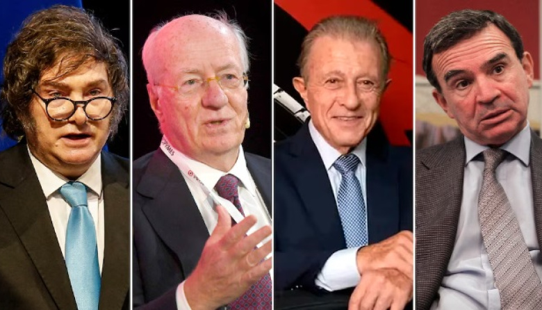 Milei contra el "sistema corrupto": durísimas críticas a Paolo Rocca, Madanes Quintanilla y el dueño de Neumen