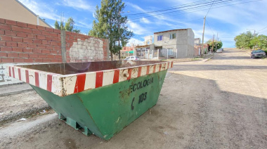 Limpieza barrial: contenedores listos en Don Bosco y Perón