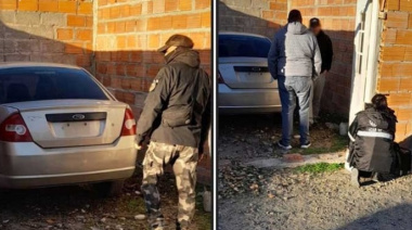La Policía allanó una vivienda y encontró el vehículo escondido