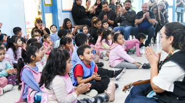 Sastre presentó la ampliación de la Escuela Municipal “Abracadabra” en el barrio Pujol