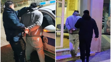 El delincuente fue detenido por la Policía del Chubut y quedó a disposición de la Justicia.