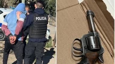 Lo buscaban por usurpación, pero le encontraron un revólver cargado
