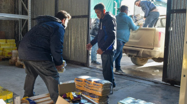 Entregan leña, frazadas y comida en comunas rurales de Chubut