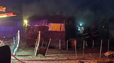 Una conexión clandestina provocó un incendio en el barrio INTA
