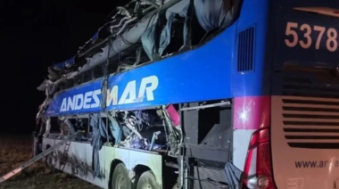 Cuatro muertos en fatal choque de un micro contra un camión en Ruta 3