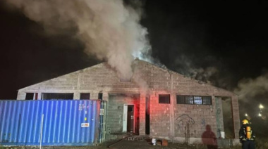 Se incendió de nuevo el ex camping de SEROS en Playa Unión