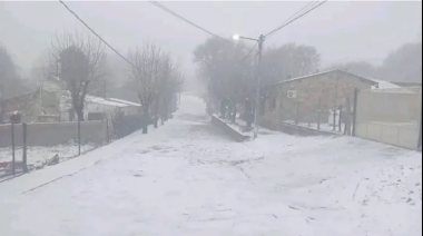 San Luis amaneció blanca: la Tormenta de Santa Rosa trajo nieve en pleno agosto