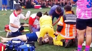 Un rugbier argentino murió tras desplomarse en pleno partido