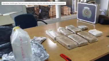 Cayó una banda con seis detenidos y más de siete kilos de droga incautada