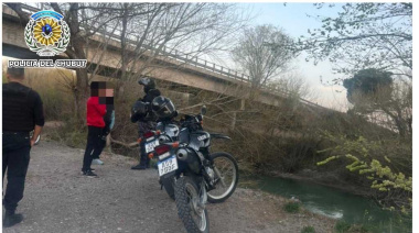 Los atraparon con marihuana debajo de un puente en Trelew