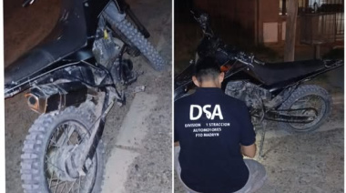Evadió un control y terminó imputado por encubrimiento: la moto tenía el motor adulterado
