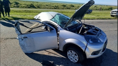Camino a Mar del Plata: un auto se partió en dos y murió un nene en un brutal choque