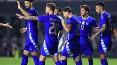 Argentina aplastó 6 a 0 a Puerto Rico y Messi hizo historia