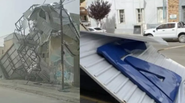 Comodoro bajo el viento: volaron techos en las 1008, Chango Más y La Anónima