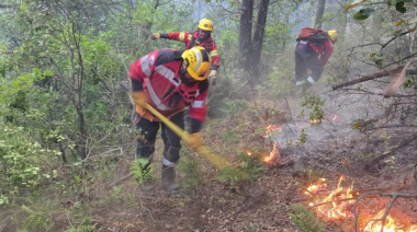 Tras tres días de trabajo, contuvieron el incendio en El Pedregoso