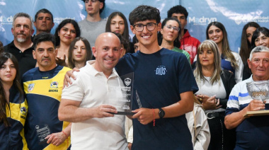 Fabrizio Crozzolo fue elegido como el deportista madrynense del año