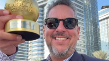 El madrynense Maxi Jonas ganó un premio mundial por su trabajo audiovisual