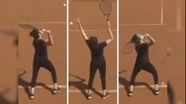 Un partido que nadie entiende: ganó 6-0 y 6-0 ante una rival que no sabía sacar