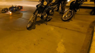 Persecución de madrugada en Puerto Madryn: escapó en moto, derrapó y terminó detenida