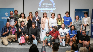 Arrancó el Festival Acuático “Antonio Torrejón” y el mar es el gran protagonista en Madryn