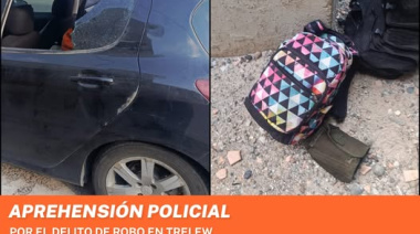 Saltaron un paredón, revisaban mochilas y terminaron detenidos tras una persecución en Trelew
