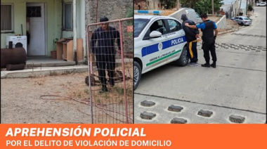 Intentó entrar a una casa en Laprida y terminó detenido a metros del lugar