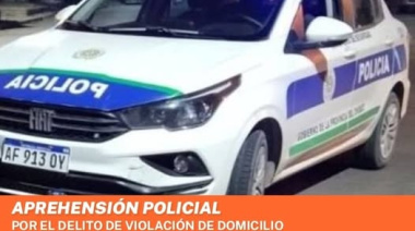 Entró a una casa, un vecino avisó y lo agarraron a 200 metros
