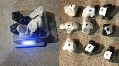 Patrullaje nocturno y secuestro de droga: llevaba cannabis y circulaba en una moto sin patente