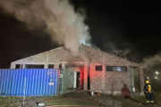 Se incendió de nuevo el ex camping de SEROS en Playa Unión