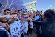 Incidentes en Santa Fe: Milei cambió su agenda y hubo cinco detenidos