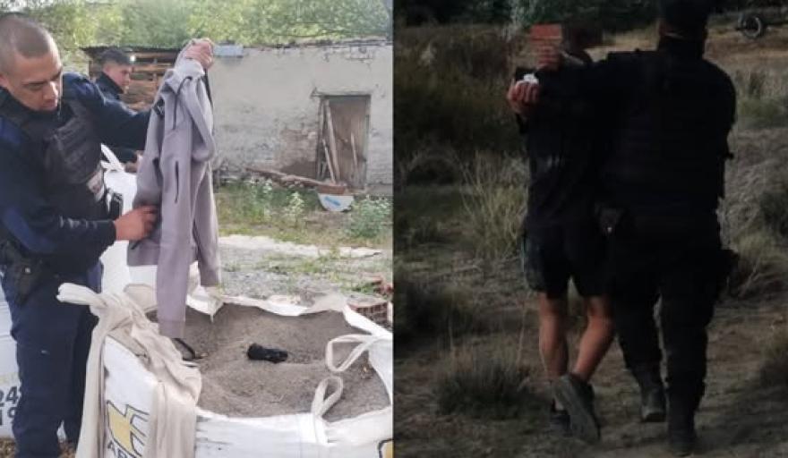 Robo frente a la YPF y persecución de película: cayeron tras cruzar campo y saltar alambrados